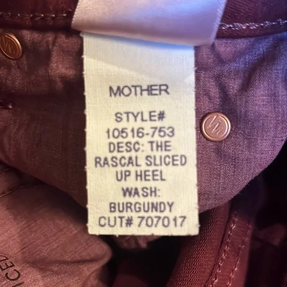 NWT! MOTHER The Rascal Sliced Up Heel! - Picture 13 of 13